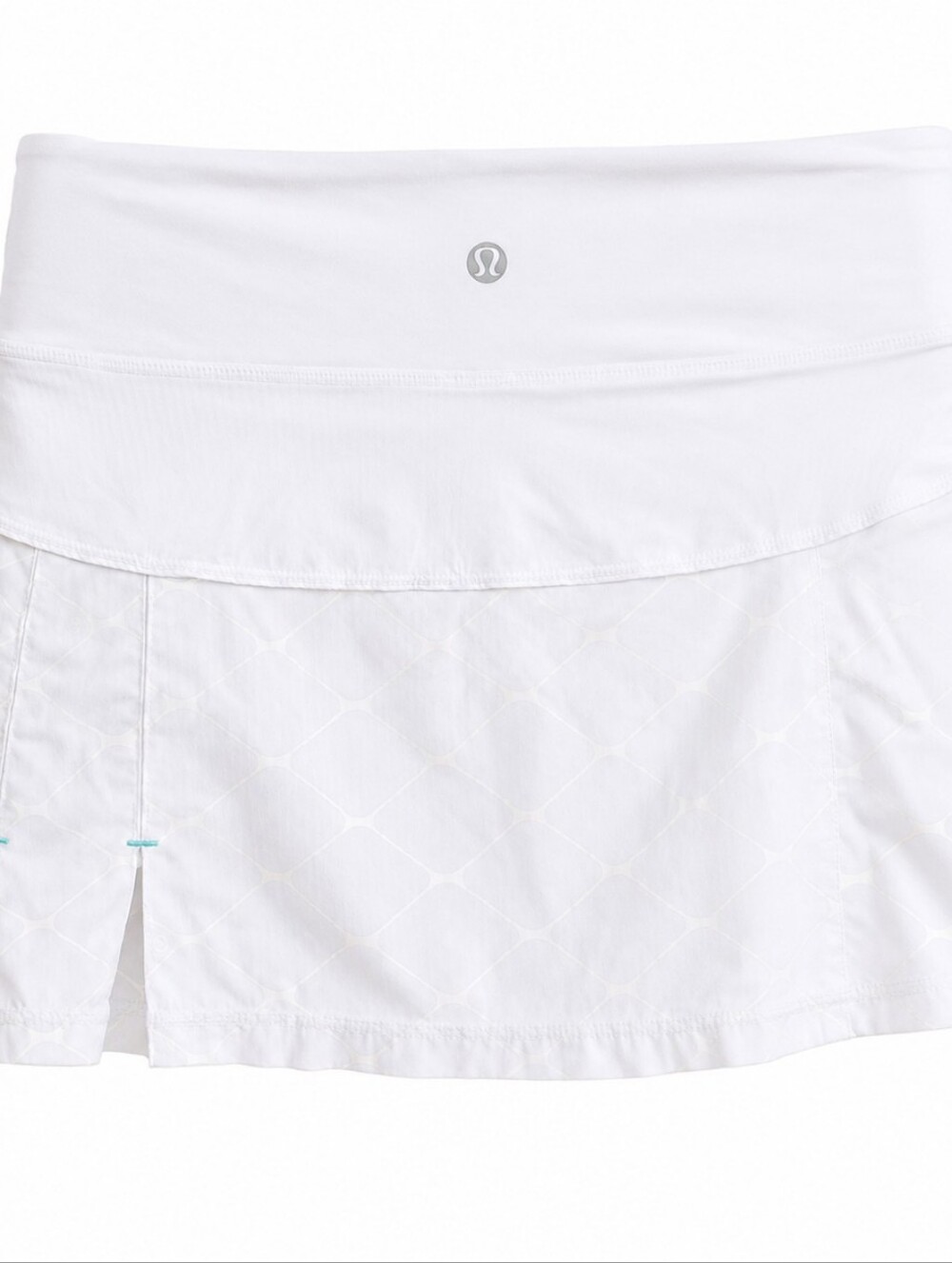 Lululemon White Tennis Golf Skort Built In Shorts Drawstring Size 6 - Picture 2 of 7